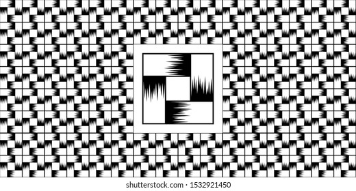 Traditional vector seamless pattern illustration