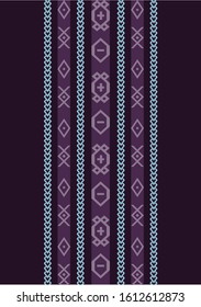 Traditional Vintage Batik and Songket from Lombok Sasak Ethnic Traditional Village with Old Motif