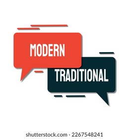 Traditional vs Modern - "The Clash of Old and New: Traditional vs Modern"