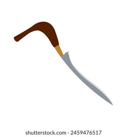 Traditional Weapon Rencong Icon Vektorillustration Design Vorlage