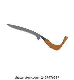 arma tradicional rencong icono Plantilla de diseño de Ilustración vectorial