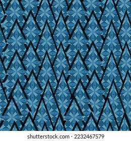 Traditional winter ornament. Seamless pattern with christmas tree. Wallpaper and fabric print. Marketing material, concept for website banner and social media.