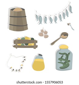 traditional winter products from Russia