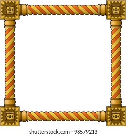 Traditional wooden frame