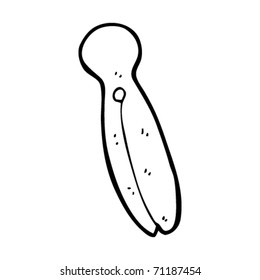 traditional wooden peg cartoon