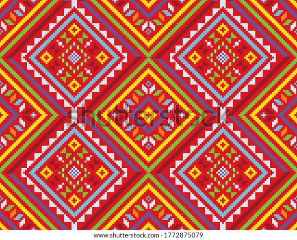 Traditional Yakan Pattern Philippines Stock Vector (Royalty Free ...