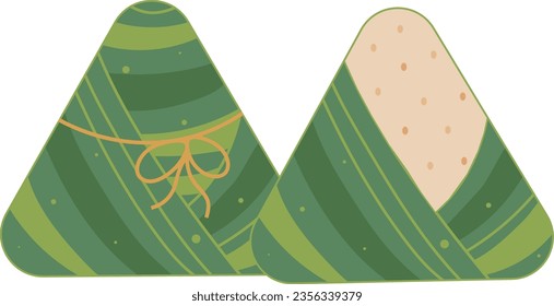 Traditional Zongzi Dumpling Food, Dragon Boat Festival Illustration Graphic Element