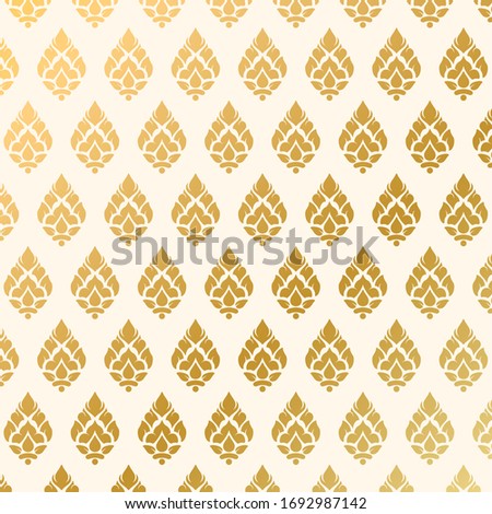 traditionnal thai pattern luxury design