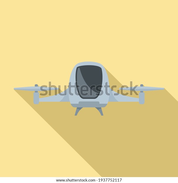 Traffic air taxi icon. Flat illustration
of Traffic air taxi vector icon for web
design