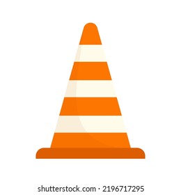 Diseño de logotipo plano con icono de icono de la Barrera de Tráfico