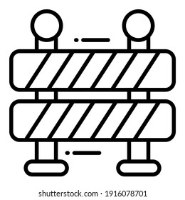 Icono de Barrera de tráfico relacionado Ubicación de mapa e icono de línea de navegación. Icono de vector de tráfico y desplazamiento.