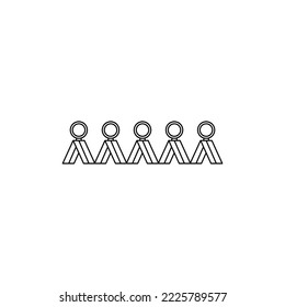 Icono de barrera de tráfico. Símbolo de fondo de afiche de seguridad de tráfico de estilo simple. elemento de diseño de logotipo. Impresión de camisetas. Vector para pegatinas.