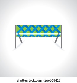 traffic barriers concept idea vector