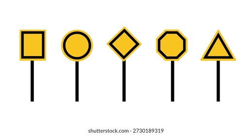 Traffic board icon isolated on white background.