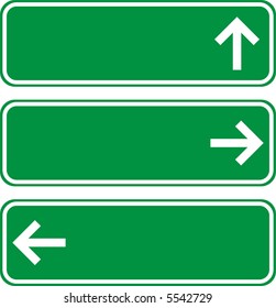 traffic board indicating directions