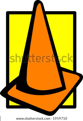 traffic caution cone