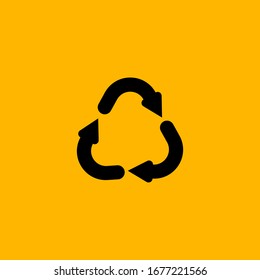 
vectores de advertencia de tráfico con rotondas o para señales de reciclado