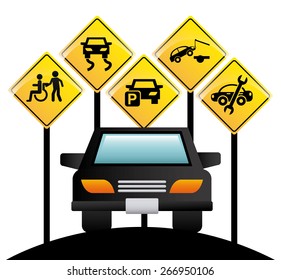 traffic concept design, vector illustration eps10 graphic 