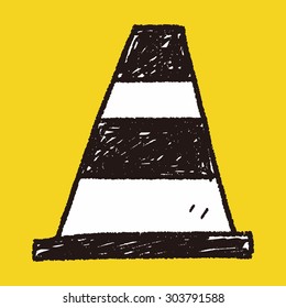 traffic Cone doodle