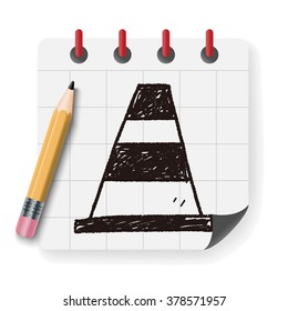traffic Cone doodle