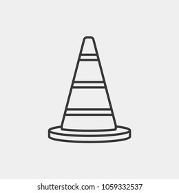 Traffic cone icon