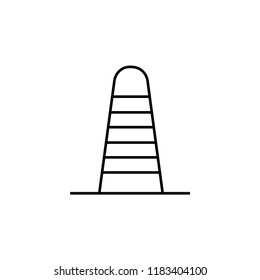 Traffic cone icon.