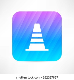 traffic cone icon