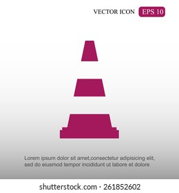 Traffic cone icon