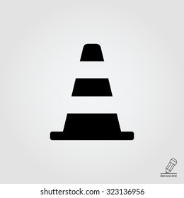 Traffic cone icon