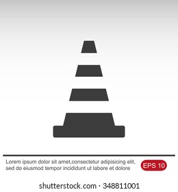 Traffic cone icon