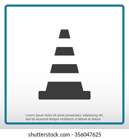 Traffic cone icon