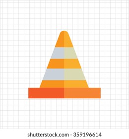 Traffic cone icon