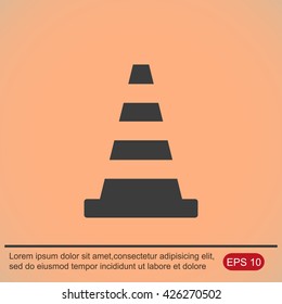 Traffic cone icon
