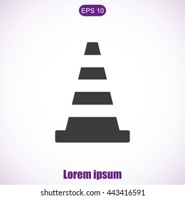 Traffic cone icon
