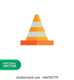 Traffic cone icon