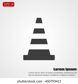 Traffic cone icon
