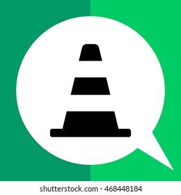 Traffic cone icon