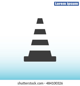 Traffic cone icon