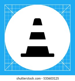 Traffic cone icon