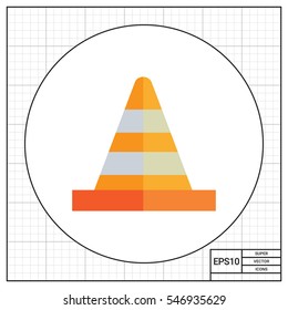Traffic cone icon