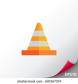 Traffic cone icon