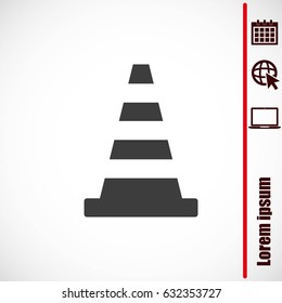 Traffic cone icon