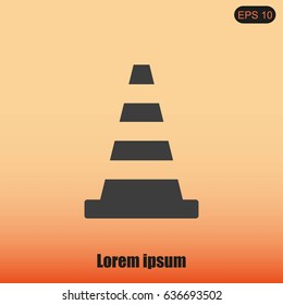 Traffic cone icon