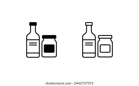 Traffic Cone icon design with white background stock illustration