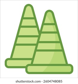 Traffic Cone Icon Element For Design