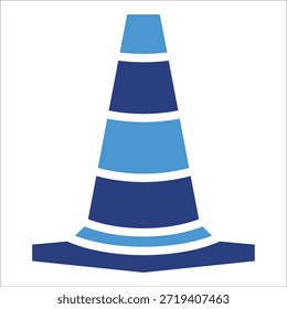 Elemento de icono de cono de tráfico para diseño