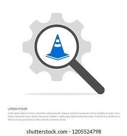 traffic cone icon - Free vector icon