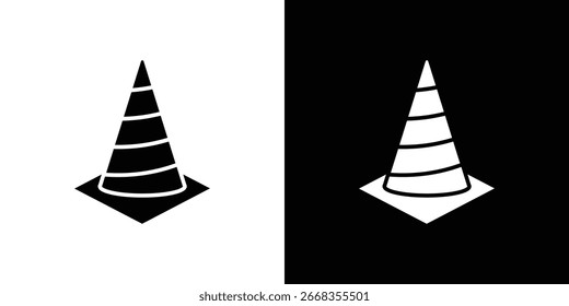 Ícone do cone de tráfego. design gráfico símbolos vetoriais pack