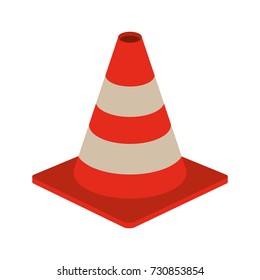 traffic cone icon image 