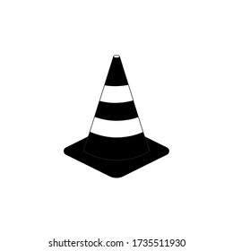 traffic cone icon or logo isolated sign symbol vector illustration